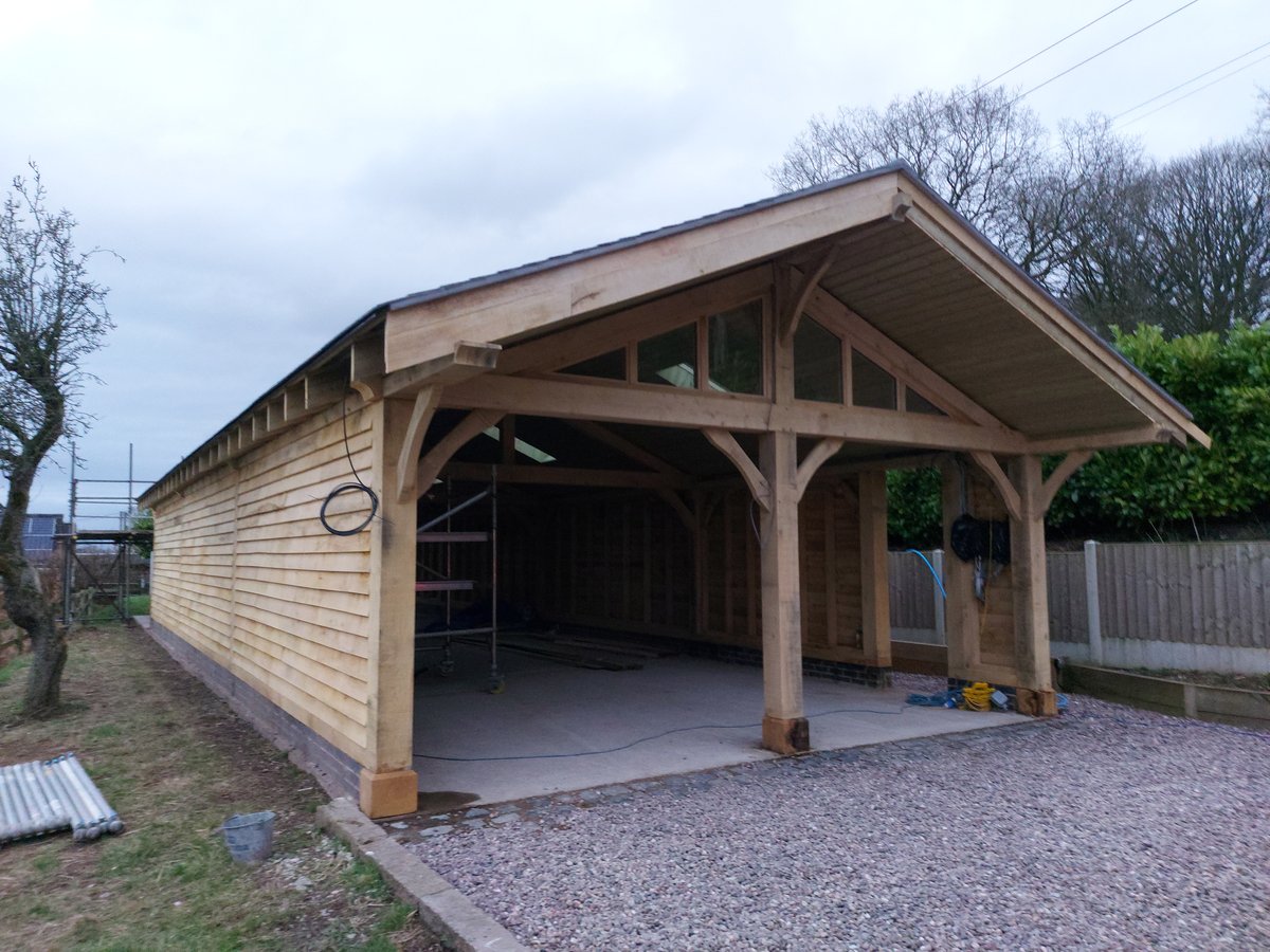 Oak Frame Garage