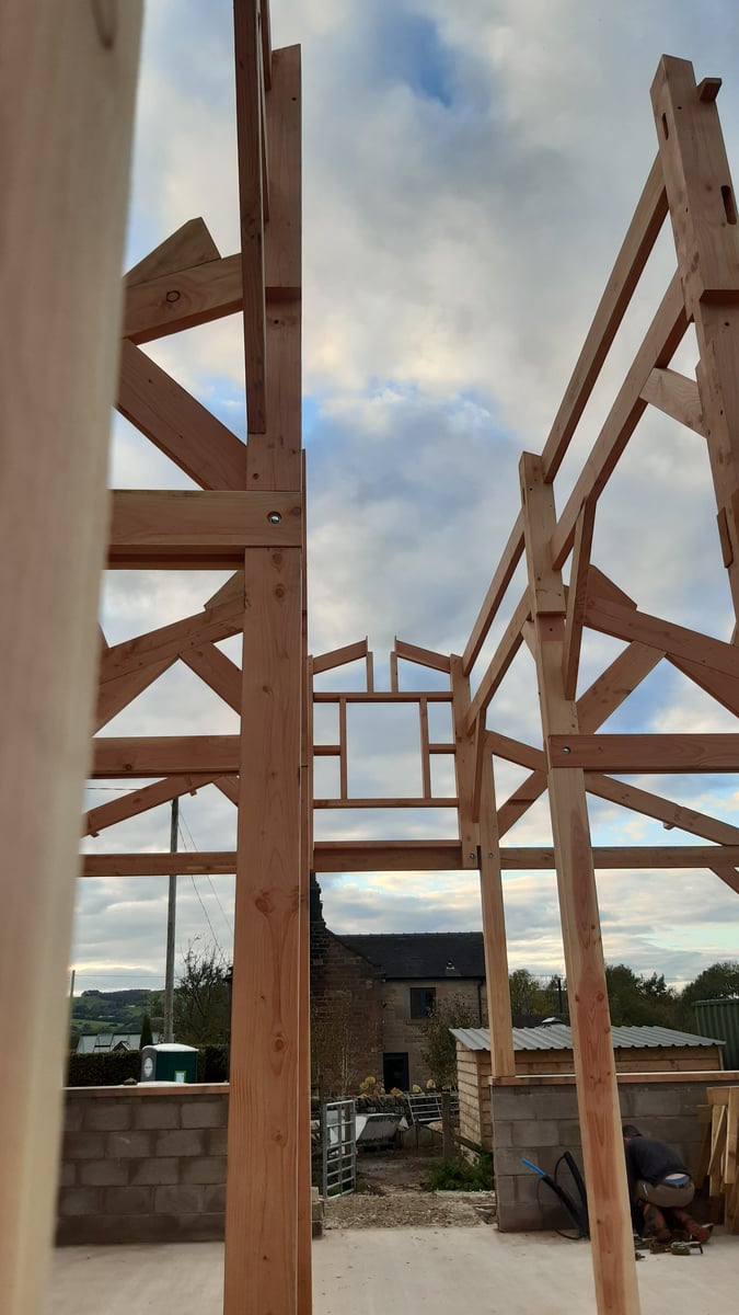 Timber frame bents