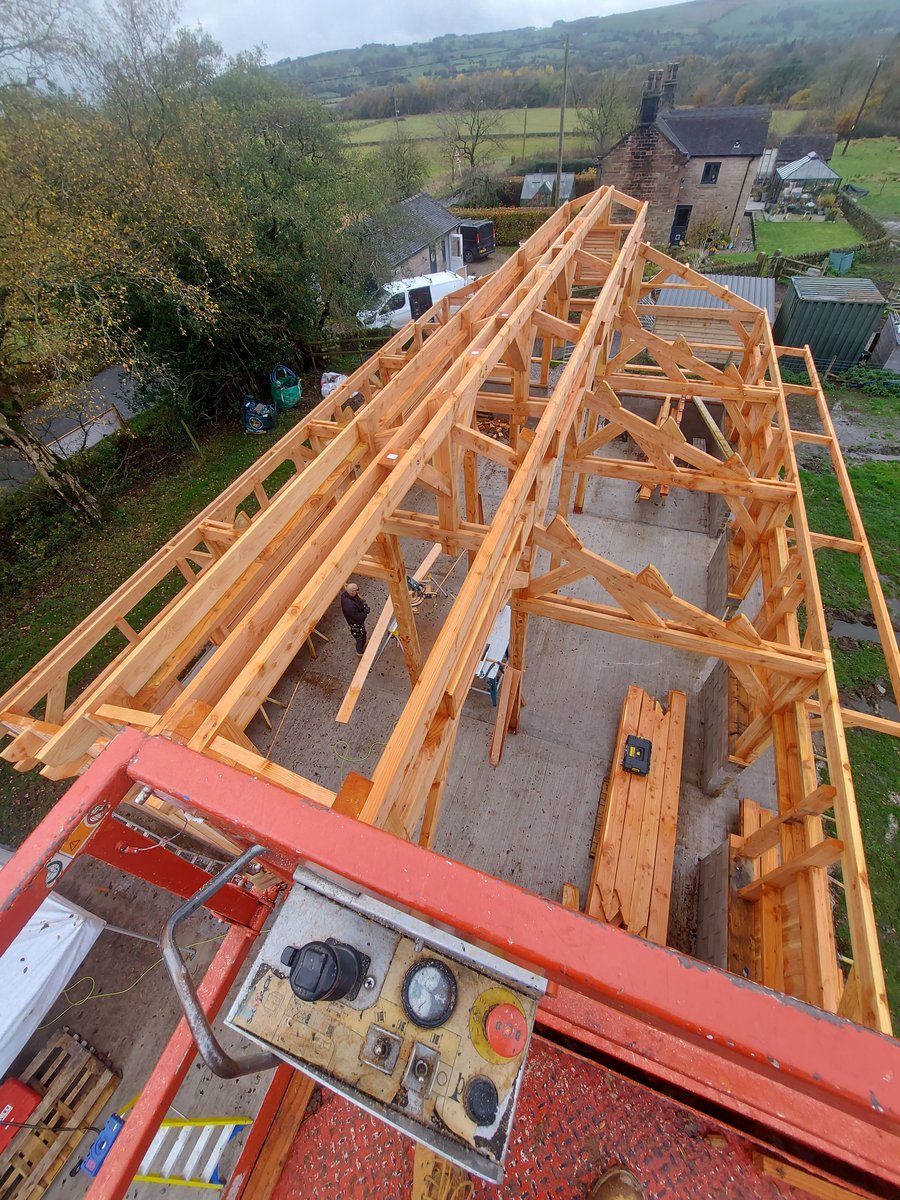 Timber Frame Purlin Roof