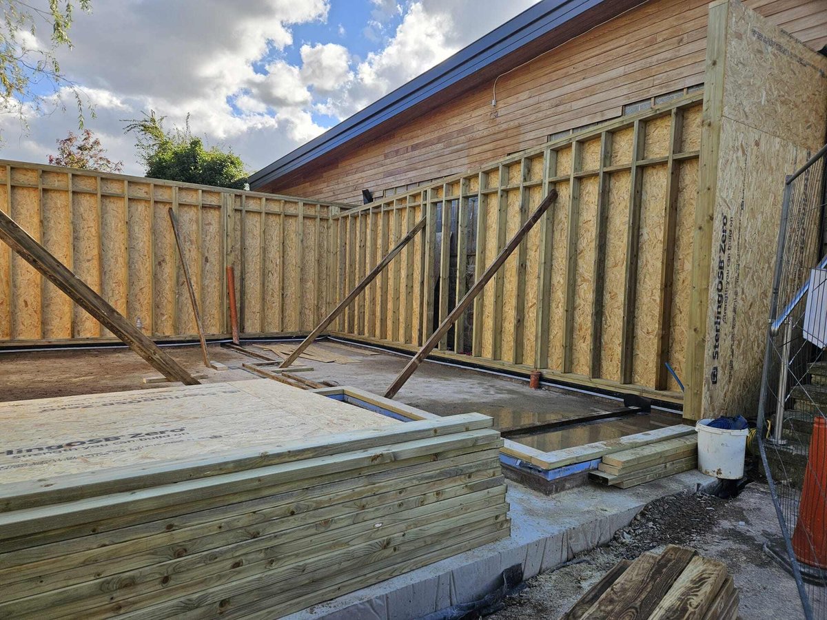 Timber Frame Erection