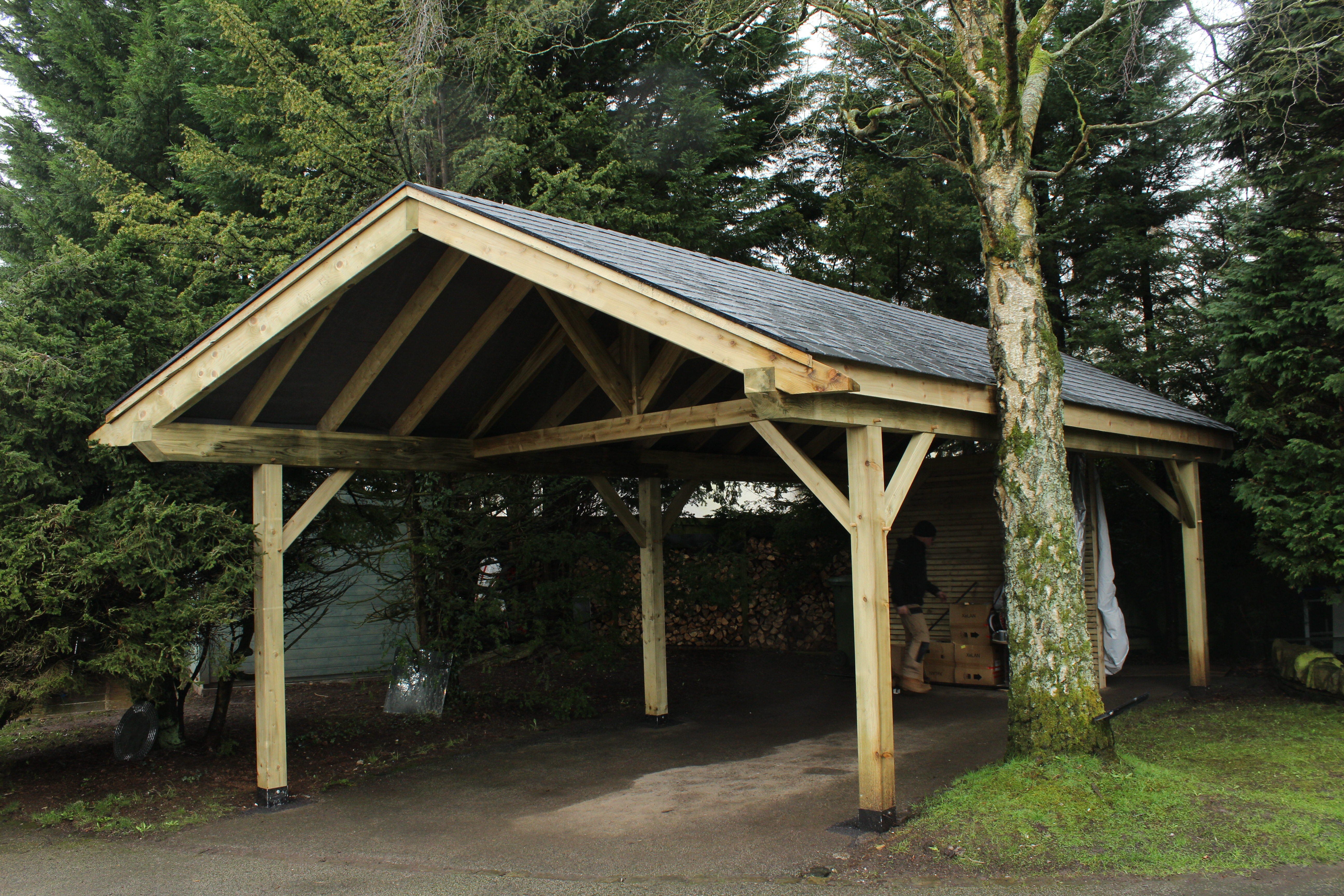 Softwood carport (3.6mx5.6m)