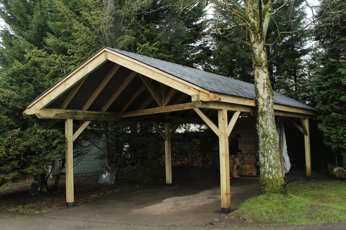 Softwood carport (3.6mx5.6m)
