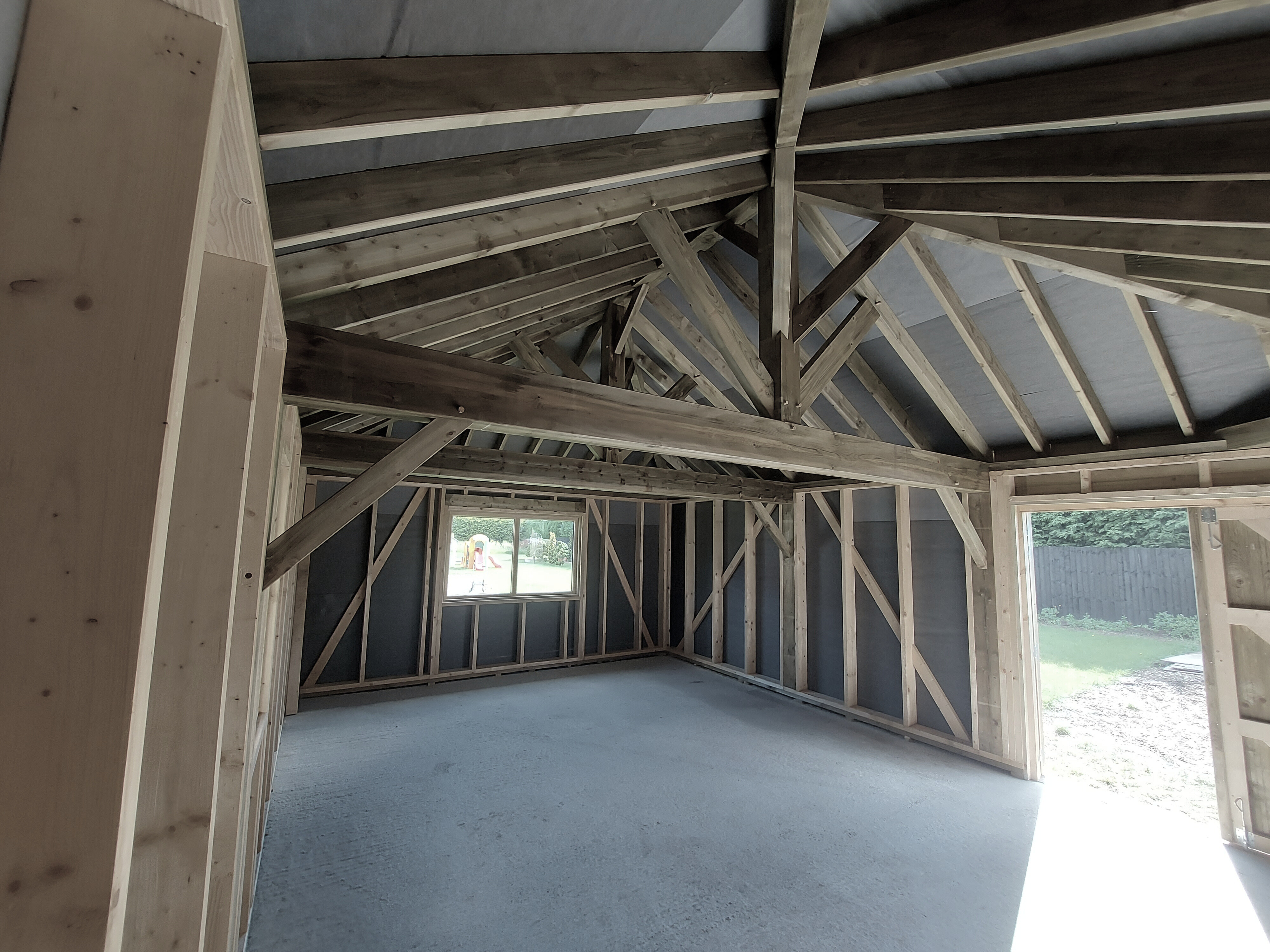 Timber Frame Garden Barn